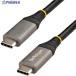StarTech USB-C�P�[�u��/50cm/USB3.2 Gen2/10Gbps/Type-C - Type-C/100W/�I�X-�I�X  ��539-8563 USB31CCV50CM  1��