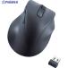 ELECOM �}�E�X EX-G �E���p S�T�C�Y ����2.4GHz 5�{�^�� �R�� �É��݌v �u���b�N  ��564-7700 M-XGS30DBSKBK  1��