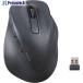 ELECOM �}�E�X EX-G �E���p XL�T�C�Y ����2.4GHz 5�{�^�� �R�� �É� �u���b�N  ��582-7845 M-XGXL30DBSKBK  1��