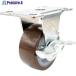���[�G�C �v���[�g�� �Œ� �L���X�^�[ �E���^�� �ԗ֌a50mm �X�g�b�p�[�t�� E�^�C�v ER-S�^ ��t���@56�~28  ��697-6855 ER-50URS  1��