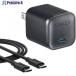 Anker USB®Ŵ Nano Charger (45W) with USB-C  USB-C ֥ ֥å  713-0648 B2692N11  1