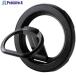 ELECOM магнит смартфон кольцо ZEROSHOCK MAGKEEP 360° вращение кольцо подставка черный #V740-3217 P-STRMKZEROBK 1 шт 