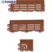 mizusimane упаковка коврик средний безграничный -60×150mm Brown #V802-0277 421-020 BR 1 шт 