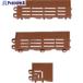 mizusimane упаковка коврик угол 60×60mm Brown #V802-0278 421-021 BR 1 шт 