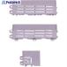 mizusimane упаковка коврик средний безграничный -60×150mm серый #V802-0369 421-014 GY 1 шт 