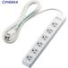 ELECOM եѥå 3ԥץ饰 ޥͥå 6 2.5m ۥ磻  821-8727 T-T1B-3625WH  1