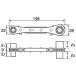 TOP ���N���b�` 8X10�E12X13mm ����J���[ �}�b�g�u���b�N PRW-3L 1�� �����O4�T�C�Y���`�F�b�g�����` 8mm 10mm 12mm 13mm �M�A��18 ���胂�f�� �֘A�摜3
