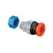 TP7-1313P-B-SET on da полимер производства тест штекер flat line . винт инспекция колпак комплект синий blue 