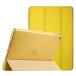 ProCase iPad 9/8/7 кейс (2021 2020 2019) половина прозрачный задний покрытие Smart покрытие легкий три складывать подставка iPad