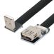 chenyang CY down угол Flat тонкий FPC USB 2.0 Type-A мужской - женский удлинение данные кабель FPV &amp;tis