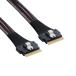 Cablecc PCI-E тонкий линия SAS 4.0 SFF-8654 8i 74 булавка ho -тактный - SFF-8654 74 булавка тонкий SASta
