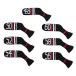 Scott Edward вязаный Wedge Golf железный крышка головки цилиндров 7PCS Club протектор 48,50,52,54,56,58,60 раз Scott Ed wa