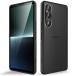 SONY Xperia 1 V для кейс половина прозрачный SO-51D | SOG10 ударопрочный коврик чувство вооруженные силы США MIL стандарт получение SGS засвидетельствование пожелтение нет Len 