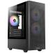 Micro ATX middle tower кейс NX500M ARGB 3×120mm ARGB вентилятор приложен черный 