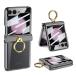 Galaxy Z Flip5 прозрачный чехол шарнир защита Samsung Galaxy Zf "губа" 5 для покрытие кольцо имеется подставка функция Uovon