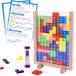 Apricity Tetris способ 3D мозаика monte so-li развивающая игрушка [ сладости мозаика ] песочные часы Play карта японский язык инструкция есть подарок 