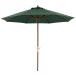 taka шоу навес дерево зонт 2.7m зеленый кривошип есть уличный Cafe УФ фильтр натуральное дерево полиэстер PAS-27GCR