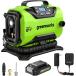 Greenworks( зеленый Works ) 24V портативный воздушный компрессор мобильный тип беспроводной компрессор адаптер воздушный насос электрический максимальный 160PS
