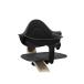 Stokke( -тактный ke) блохи baby комплект черный детский стул высокий стул 6 месяцев примерно ~3 лет примерно до боковая сторона . спина . надежно поддержка человек инженерия удобный 