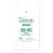  пакет с ручками 100 листов reji сумка винил пакет SK-40 натуральный ( половина прозрачный ) ELP