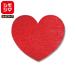 Heart type наклейка 28 одна сторона метка 16×19mm No.312 красный simojimaHEIKO