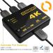 HDMI �Z���N�^�[ �ؑ֊� ���z�� 4K 2K fire tv stick 3����1�o�� FHD�Ή� �؂�ւ� 3D�f���Ή� �����R���t�� �v���W�F�N�^�[���ɑΉ� 1�����ۏ� �֘A�摜4