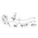 �x���c W176 A180 A250 A45AMG 4MATIC �t�����g ABS�Z���T�[/�X�s�[�h�Z���T�[ ���E���� �Б� 2465402510 �֘A�摜1