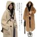 [ бесплатная доставка ] форма .... пальто женщина с капюшоном . длинное пальто осень-зима с хлопком школьное пальто красивый . внешний полупальто "даффл коут" модный был 