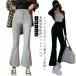  прекрасный ножек эффект выпадение чувство flare pants тренировочный брюки 9 минут длина брюки тренировочные брюки женский высокий талия низ леггинсы джегинсы стрейч wai