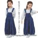  подтяжки юбка Kids девочка комбинезон юбка Denim макси длина свободно One-piece все в одном весна лето осень 2020 весна новый продукт 