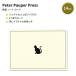  Peter paupa- Press чёрный кошка. карта конверт в коробке Peter Pauper Press Black Cat Note Cards поздравительная открытка письмо комплект память письмо 