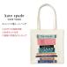  Kate * Spade New York canvas tote bag inside with pocket Kate Spade New York Canbas Tote Bag Kate Spade commuting going to school lady's 