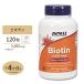 nauf-z biotin supplement 5000mcg 120 bead NOW Foods Biotinbeji Capsule vitamin H 120 day minute 
