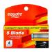 eke-to мужской 5 листов лезвие бритва 4 штук Equate Men's 5 Blade Refills, 4 Count. Cartridges Fit [. брать .. ваш заказ 
