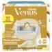 ji let venus mo стул коричневый -g ride женский бритва she-b гель балка встроенный 6 шт Venus MoistureGlide Women's Razor Blad ваш заказ 