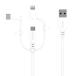  ваш заказ on 3in1 зарядка кабель примерно 1.8m белый ONN 6' Micro-USB to Lightning to USB-C Cable, Whi