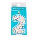  ваш заказ [woru mart бренд ] вес u selection plate номер свеча 2 темно синий fetiMulticolor Confetti Number 2 B