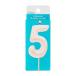  ваш заказ [woru mart бренд ] вес u selection plate номер свеча 5 Aurora Iridescent Number 5 Birthday Cand