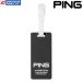 PING NAME TAG AC-U2502 / булавка именная бирка 2025 год модели черный (38358-01) именная табличка название . Golf аксессуары Япония стандартный товар 