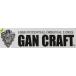 GAN CRAFT / gun craft original transfer sticker S( black )