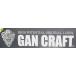 GAN CRAFT / gun craft original transfer sticker S( white )