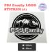 кошка pohs соответствует PSJ Family Logo Mark круг стикер ( большой ) наклейка-логотип 