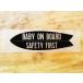 �X�e�b�J�[ �Ԃ�������Ă��܂� baby on board baby in car �x�C�r�[�C���J�[ ����Ă܂� �� ���������� �u�����h ������� �T�[�t�B�� GO SURF12