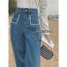  большой размер женский брюки жемчуг Denim распорка джинсы брюки S~4XL LL 2L 3L 4L 5L весна лето осень 
