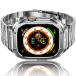 Apple Watch Ultra �o���h �ی�P�[�X�t�� 49mm �A�b�v���E�H�b�` Ultra �o���h 49mm ���� �X�e�����X ������� �����Y 49mm �����������y�K�i���������s�z