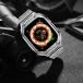Apple Watch Series 8 7 6 5 4 SE �o���h �ی�P�[�X�t�� �A�b�v���E�H�b�` �o���h 40mm /41mm ���� �X�e�����X ������� �����Y 40mm /41mm ���������� �֘A�摜1