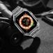 Apple Watch Series 8 7 6 5 4 SE �o���h �ی�P�[�X�t�� �A�b�v���E�H�b�` �o���h 40mm /41mm ���� �X�e�����X ������� �����Y 40mm /41mm ���������� �֘A�摜4