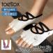 ���K �C�� �\�b�N�X �g�D�\�b�N�X TOESOX �G��Half-Toe ���� ����~�� �s���e�B�X �ܐ�Ȃ� 5�{�w ���K�E�F�A 25FW