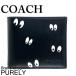 全品ポイント2倍 コーチ 財布 メンズ COACH 折り財布 ディズニー アイ プリント レザー IDウォレット F73261 QB/M2 ブラックマルチ