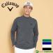  Callaway Golf Logo принт стрейч небо .mok шея рубашка C24233106 Golf одежда tops 2024 год осень-зима модель Callaway GOLF